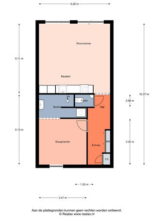 Floorplan - Scholekster 32, 3752 NS Bunschoten-Spakenburg